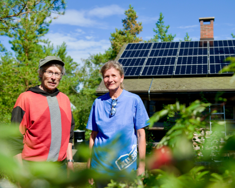 aurinkopaneelit uusikaupunki, asiakastarina Omavoimalta